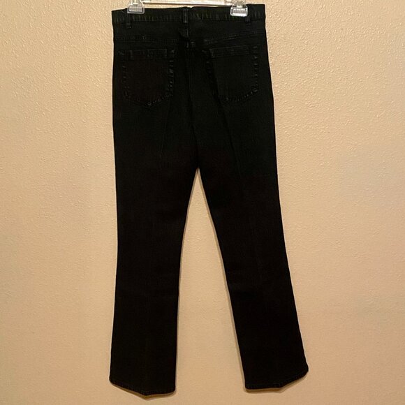 DG2 by Diane Gilman Black Denim Jeans Stretch 5 Pockets Women's Size (10) - Picture 2 of 7